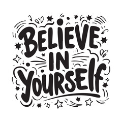 Motivational typography tshirt design template