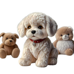 Obraz premium Dolls, cats, dogs, giraffes, deer, penguins, dolphins, elephants, gifts for children, type 142