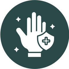 Epidemic Glyph Circle Icon