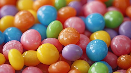 Fototapeta premium sweet, colorful candy closeup backdrop