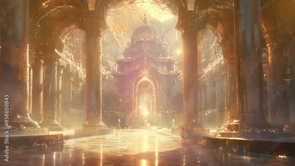 Poster as i stepped into the temple i was met with a sight of unparalleled beauty a soft ethereal glow enve