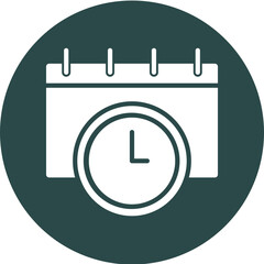 Term Glyph Circle Icon