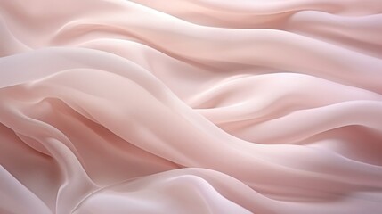 Obraz premium Pleated and ruffled chiffon fabric.