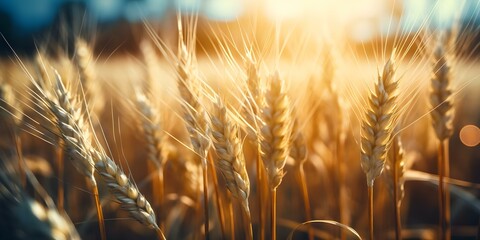 Modern Smart Farming Techniques for Wheat Cultivation. Concept Precision Agriculture, IoT in Farming, Crop Monitoring, Sustainable Agriculture, Wheat Cultivation