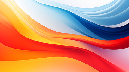 Fototapeta premium Vibrant Flowing Color Waves