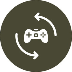 Automation Vector Glyph Circle Icon