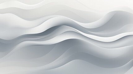 Smooth Gradient Waves in Gray Tones