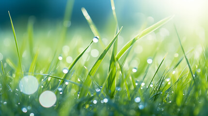 Morning Dew on Fresh Grass
