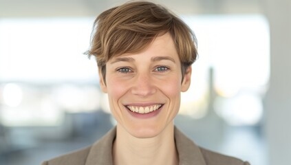 portrait of a smiling woman