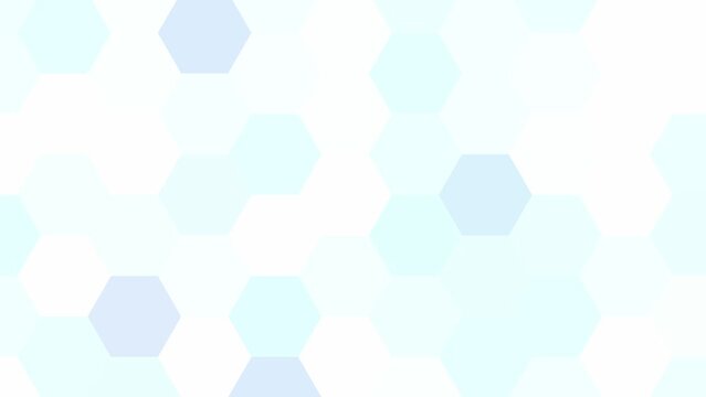 Abstract white hexagon mosaic geometric backgorund for tech
