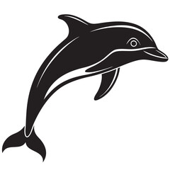 Obraz premium dolphin isolated on white background