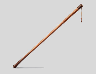 Elegant wooden walking stick, cane