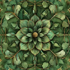 Seamless mosaic tile pattern