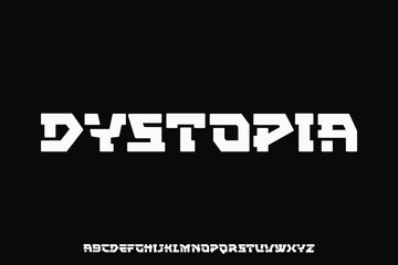 Display alphabet font vector design suitable for headline, poster, banner and many more