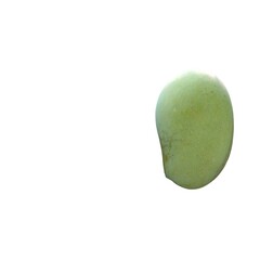 Green Mango isolated on white background. Yellow Mango.