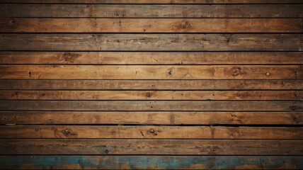 Fototapeta premium 어두운 갈색 나무 판자 배경, 벽지. 오래된 그루지 어두운 질감의 나무 배경, 오래된 갈색 나무 질감의 표면, 위쪽 전망의 갈색 소나무 나무 판넬.