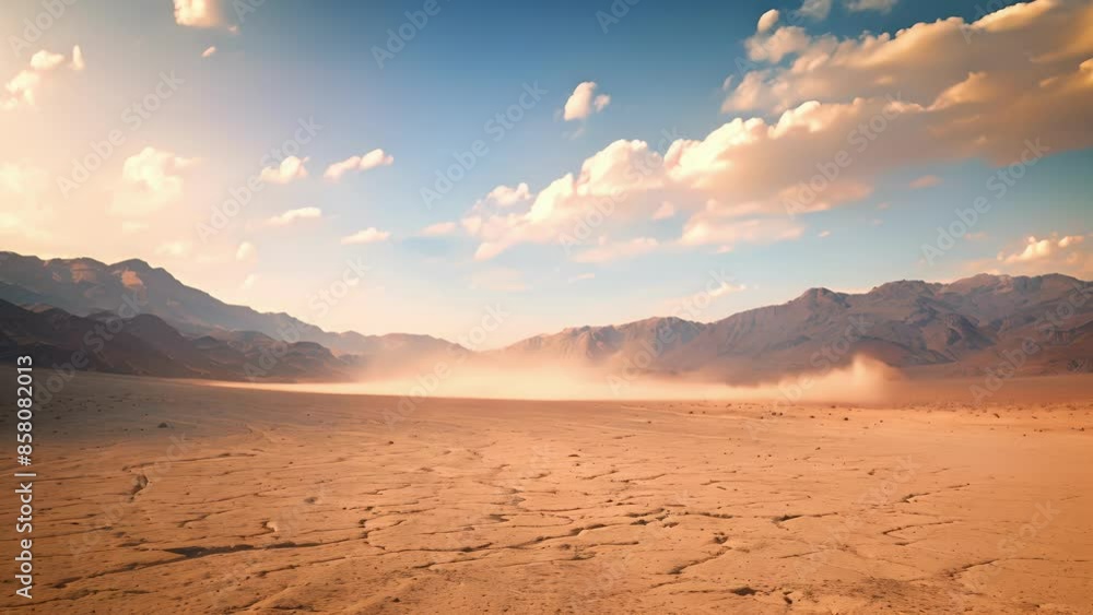 Poster a deep resonating hum that echoes across the empty desert rumored to be the roar of ancient spirits 