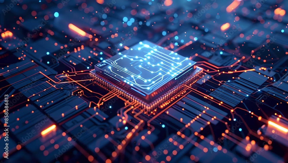 Poster circuit board with processor and electrical pathways