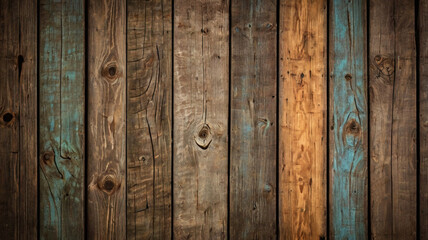 Fototapeta premium Fondo de tablón de madera de color marrón oscuro, papel tapiz. Antiguo fondo de madera con textura oscura grunge, la superficie de la antigua textura de madera marrón, vista superior de paneles.