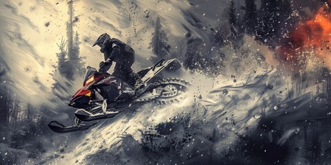 powder; cold; outdoor; creative; design; speed; helmet; thrill; white; snowdrift; icy; sporty