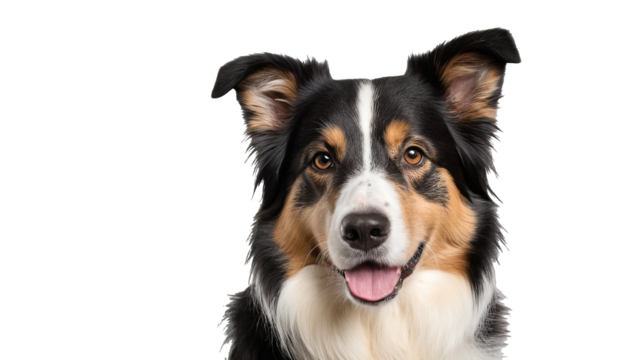 Majestic Border Collie Dog with Striking Features