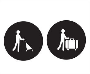 Gguidance pictogram icons about social life.Guidance icon set vector illustration, airport, bus station, shopping mall