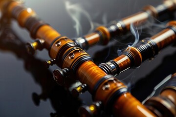 Traditional Scottish Bagpipes. Musical instrument tradition