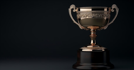 Illustration of an honorable mention trophy award from a prestigious competition.