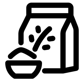 recommend clip art: Flour Bag Icon