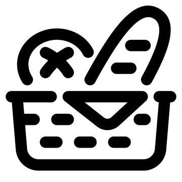 recommend clip art: Bread Basket Icon
