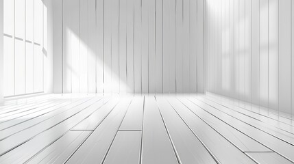 Abstract and stylish white wooden background