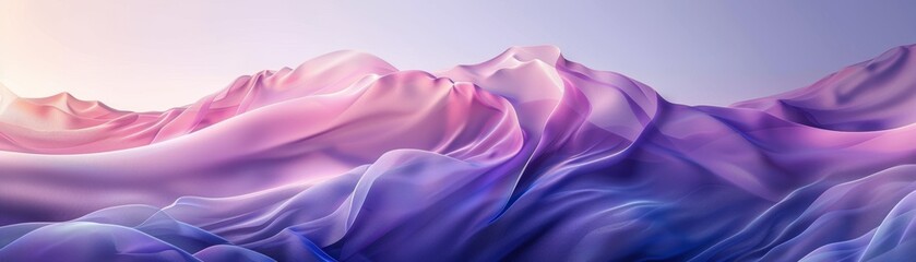 Fototapeta premium A gradient background transitioning from deep ocean blue to soft sky blue, evoking a tranquil and serene atmosphere