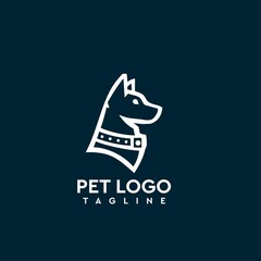 Dog Pet Logo Friendly, approachable, cute, and lovable, perfect for pet lovers, animals, furry friends, and companions dog logo, Dog lover.