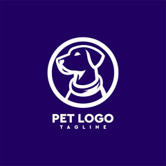 Dog Pet Logo Friendly, approachable, cute, and lovable, perfect for pet lovers, animals, furry friends, and companions dog logo, Dog lover.