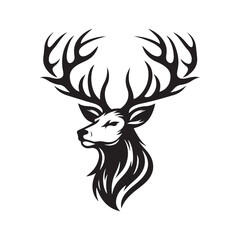 deer head vector illustration