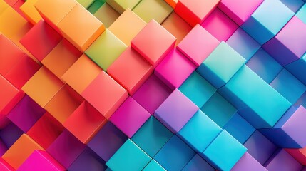 Abstract Colorful Geometric Background