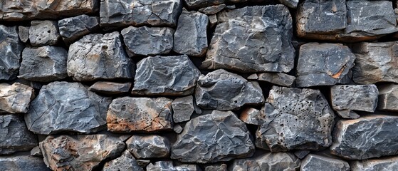 Obraz premium The old rock wall presents a captivating texture, showcasing a unique blend of earthy colors and a distinct pattern, ideal for artistic inspiration.