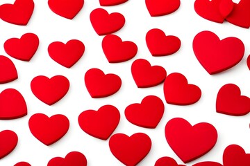 red hearts