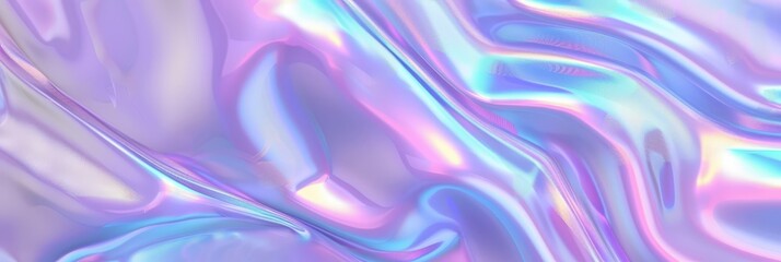 Obraz premium Abstract Holographic Background with Iridescent Shimmer