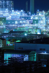 工場夜景