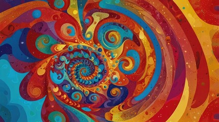 abstract background with circles