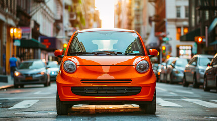 a car on the street