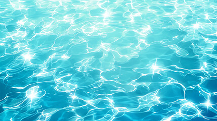 Obraz premium 透明な海かプールの水面 Generative AI