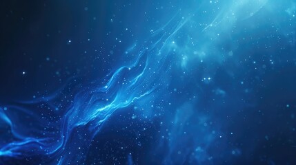 Naklejka premium Celestial abstract space background featuring shimmering stars and ethereal nebulae, perfect for cosmic-themed designs.