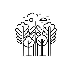 Tree Icon, Forest Icon, Christmas Tree icon, Tree SVG, Tree Illustration, Tree Vector, Forest Icon, Nature Icon, Landscape icons, Farm Icon, Land icon, Mountain Icon, forest svg, camping svg, nature s
