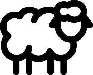 Sheep icon vector illustration asset element