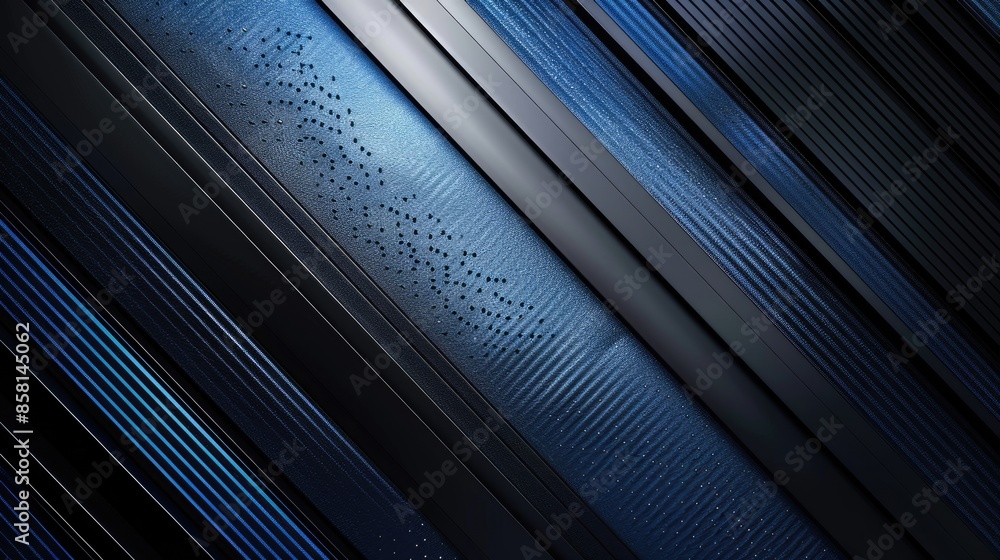 Poster clean and modern soft tech diagonal background with abstract blue and black light pattern gradient, 