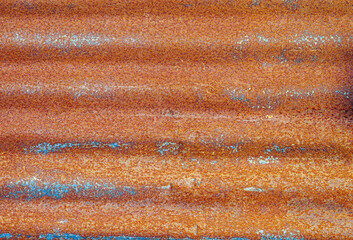 Abstract Rusted galvanized  background or Rusted galvanized sheet texture