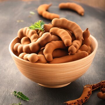 Fresh delicious ripe tamarind