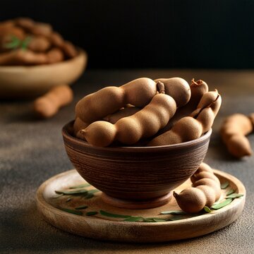 Fresh delicious ripe tamarind